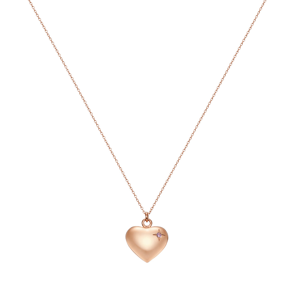 Taylor and Vine Rose Gold Heart Pendant Necklace Engraved Happy 16th Birthday 11