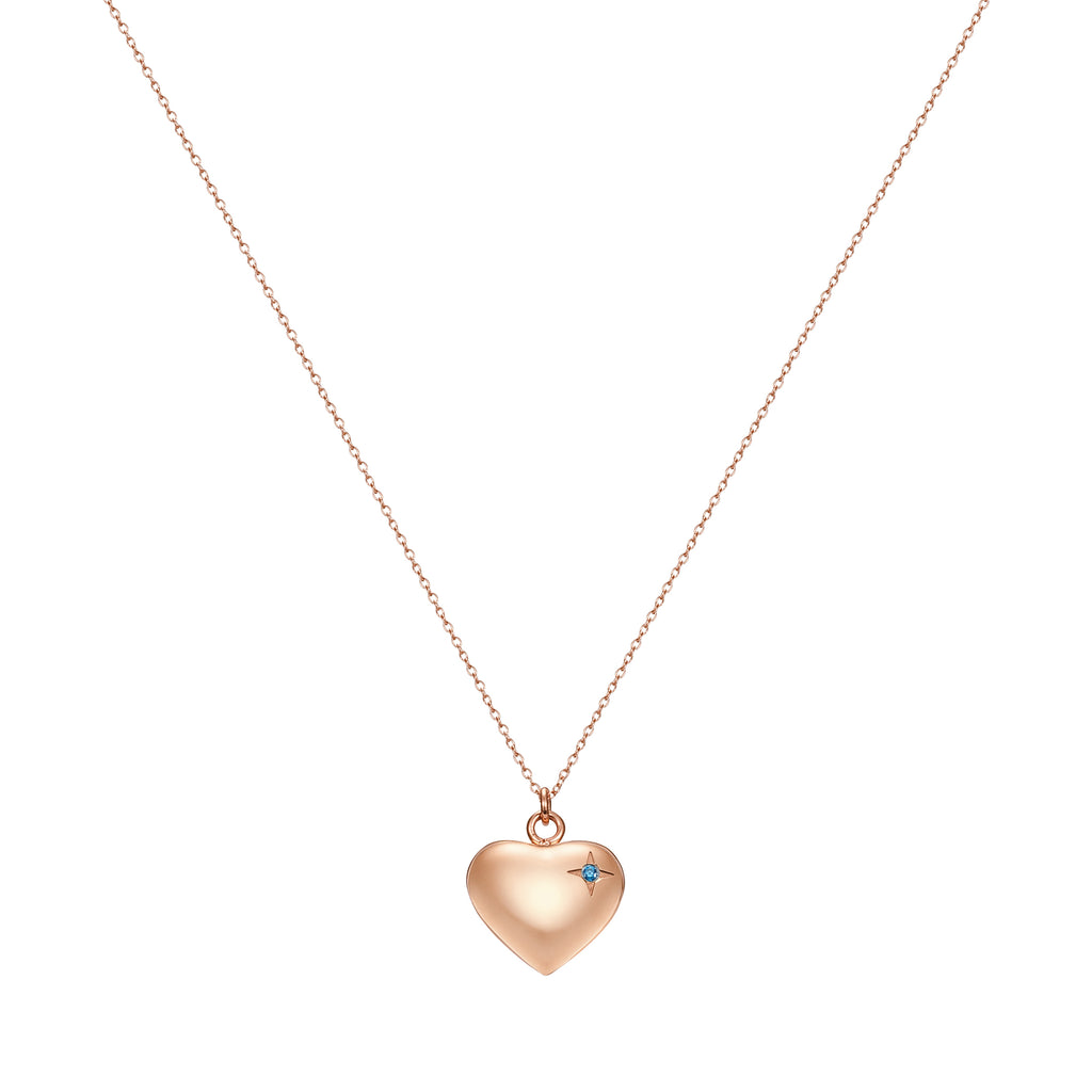 Taylor and Vine Rose Gold Heart Pendant Necklace Engraved Happy 13th Birthday 5