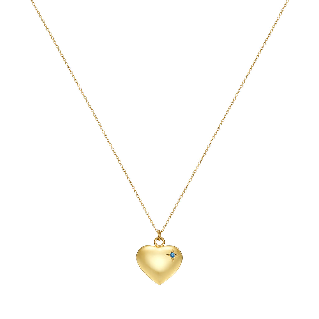 Taylor and Vine Gold Heart Pendant Necklace Engraved Happy 16th Birthday 5